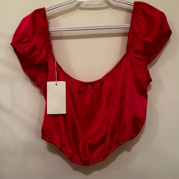 Wilfred Ethereal Satin Blouse NWT - Picture 5 of 10